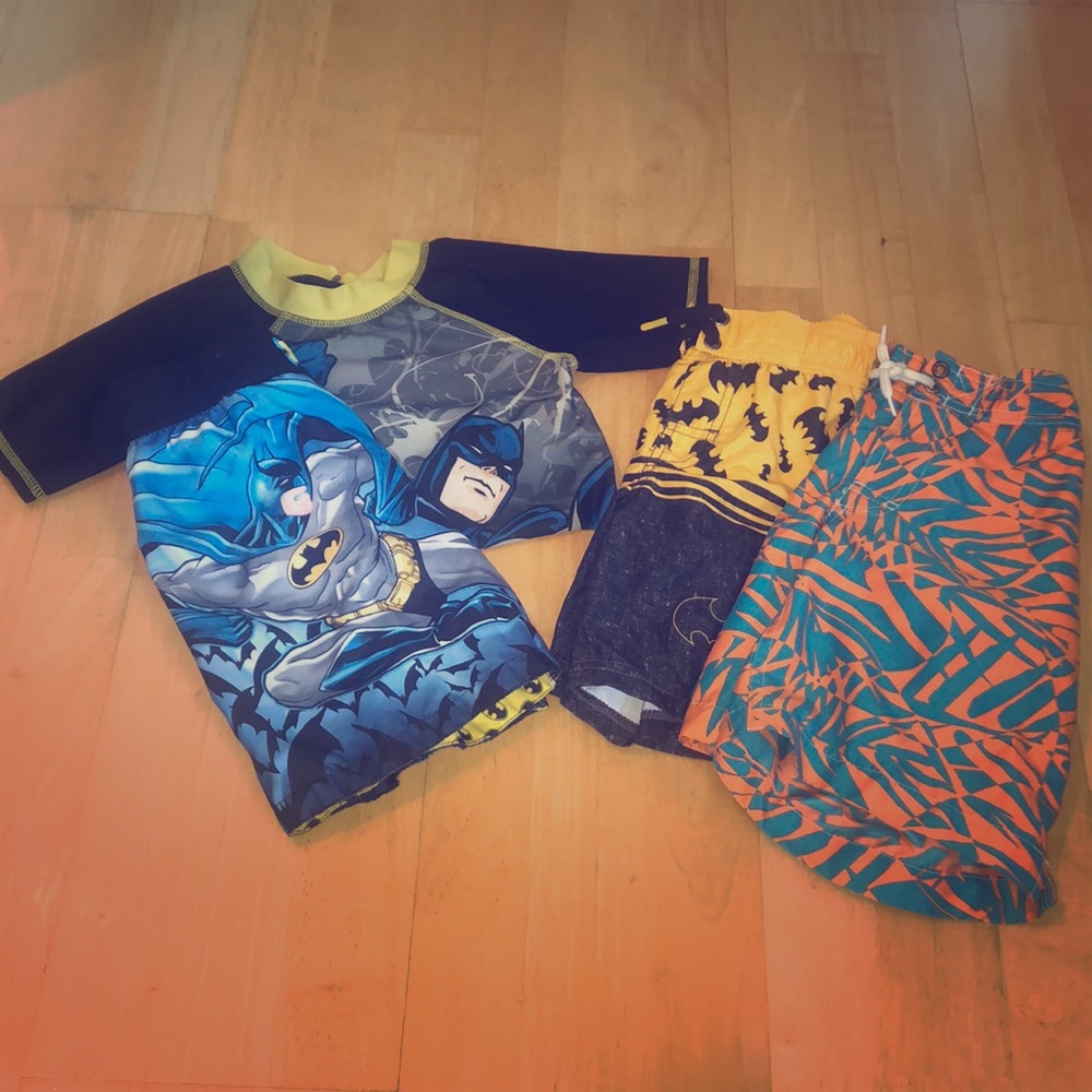 Boys 4/5 bathing suit lot